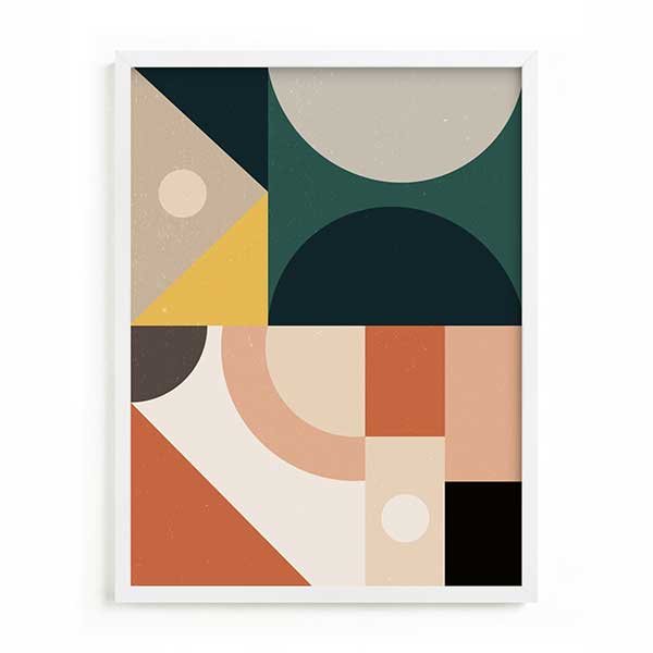 Abstract Mid Century Modern Fine Art Print