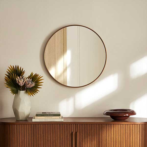 Aria Round Wall Mirror