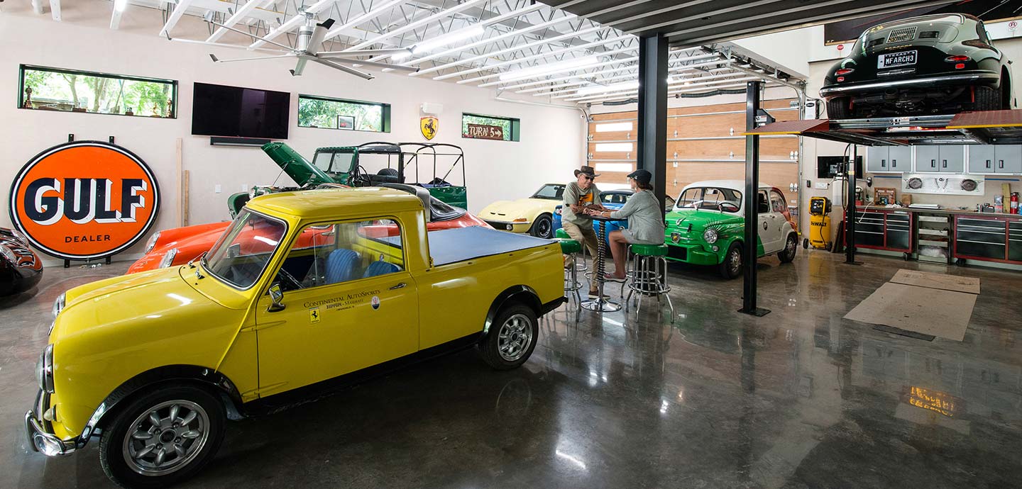 Autohaus - an unconventional Texas home designed to showcase the owners’ car collection