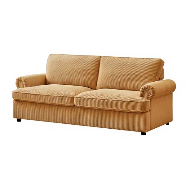 Baldric 76'' Slipcovered Corduroy Sleeper Sofa