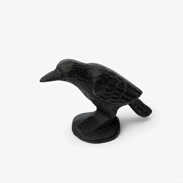 Black Cast Iron Crow