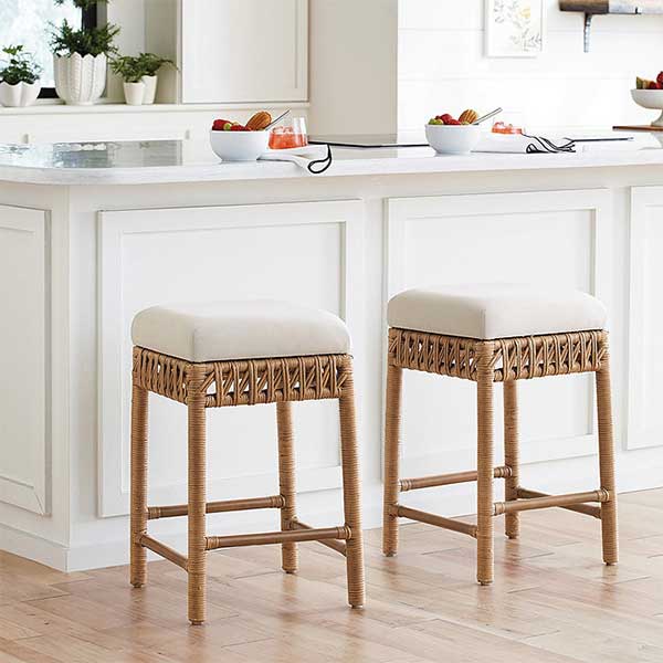 Carly Rattan Counter Stool