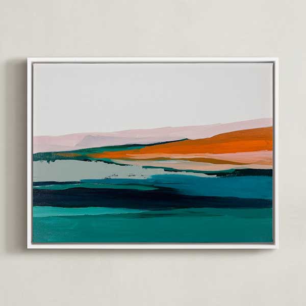 Colorful Abstract Seascape Wall Art