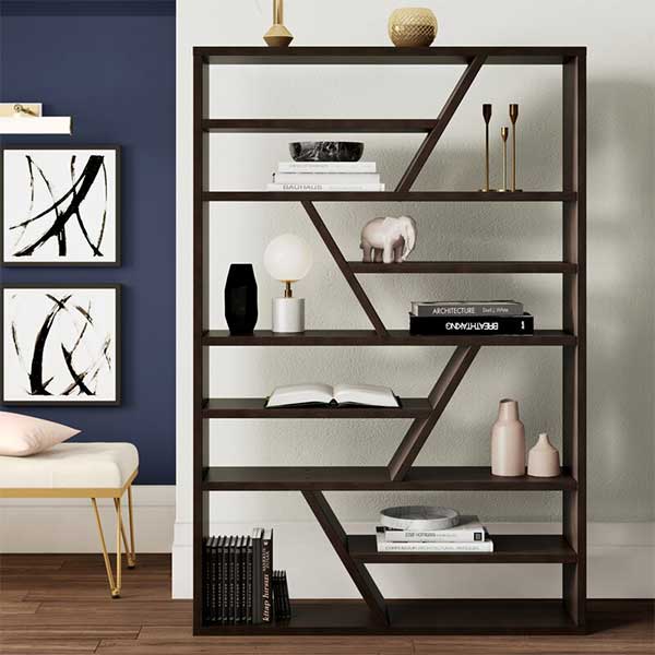 Dailey Geometric Bookcase