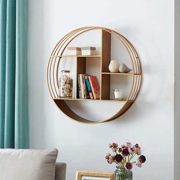 Entiat 3 Piece Circle Metal Accent Shelf