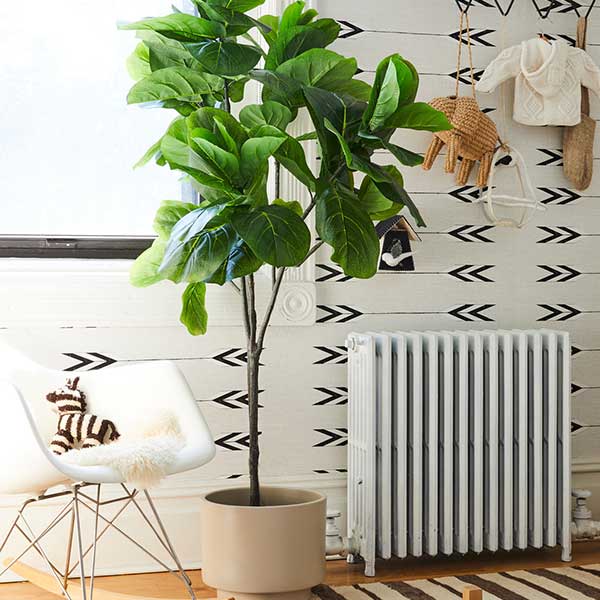 Faux Fiddle Leaf Fig Tree