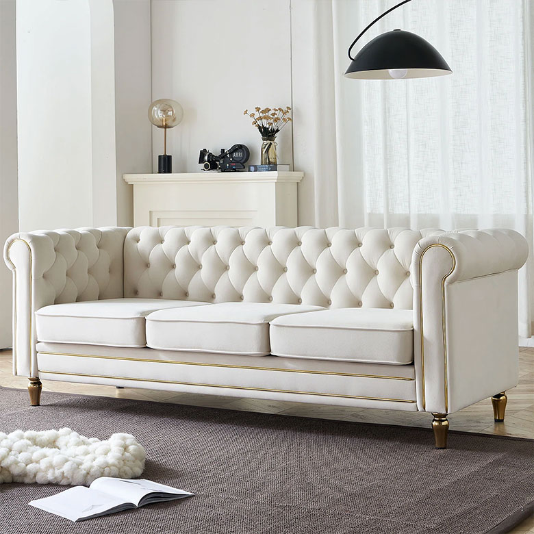 Gevon Tufted Sofa - Best Tufted Sofas You Can Buy