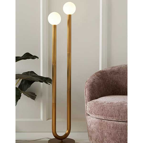 Happy Gold Floor Lamp Anthropologie