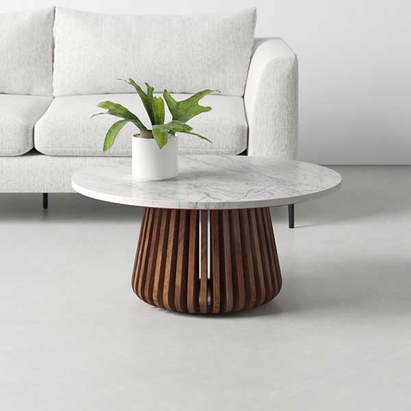 Kendall Genuine Marble Coffee Table