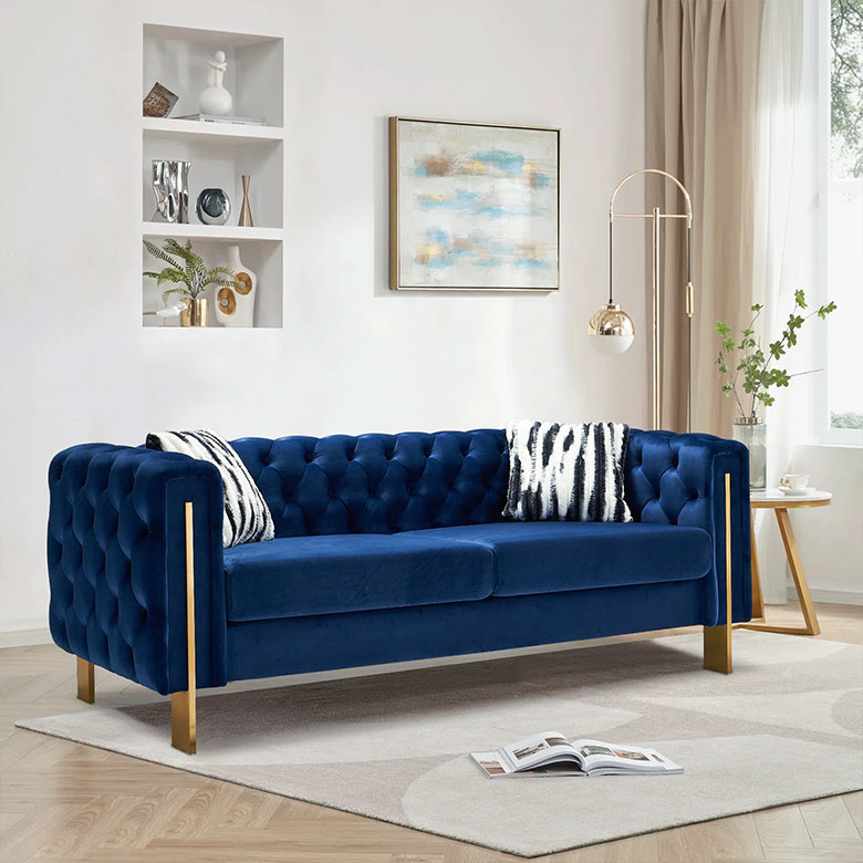 Khotan Tufted Velvet Sofa - Best Tufted Sofas You Can Buy