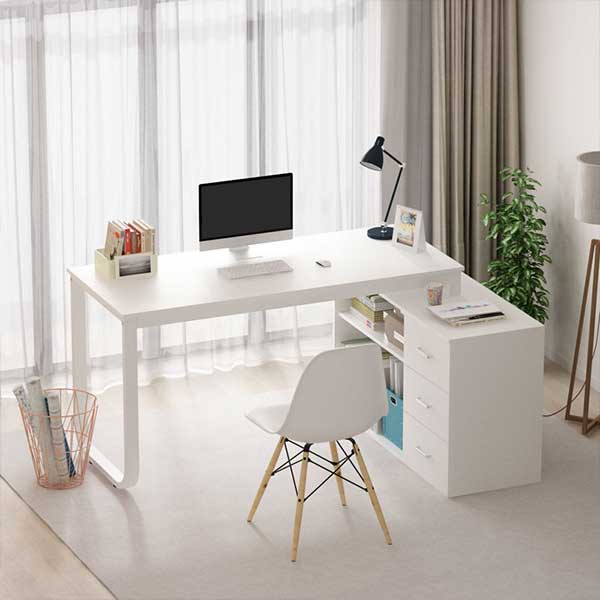 Latwon L-Shape Desk