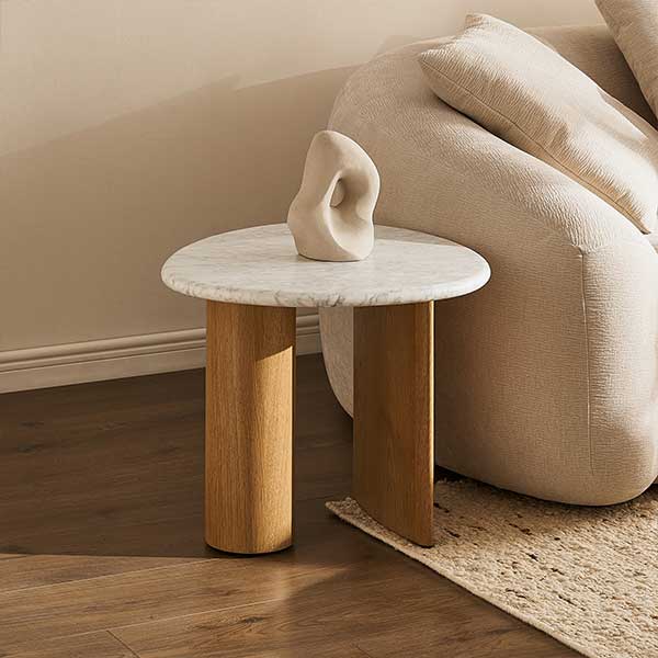 Lavine Marble Side Table