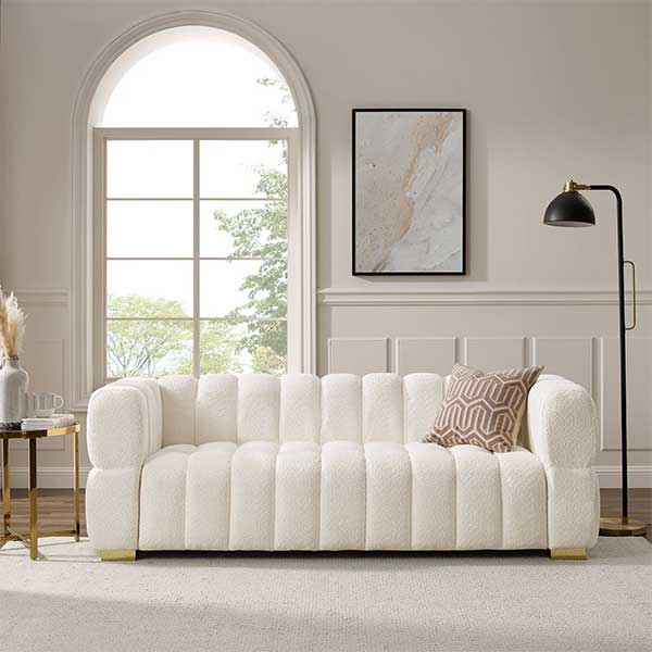 Makirah 85.04'' Square Arm Sofa