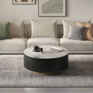 10 Round Coffee Tables With Storage to Keep Your Home Organized | 10 ...