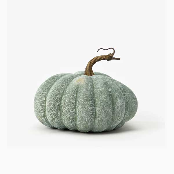 Muted Green Faux Pumpkin