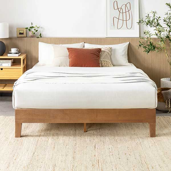 Natural Amaryn Solid Wood Bed