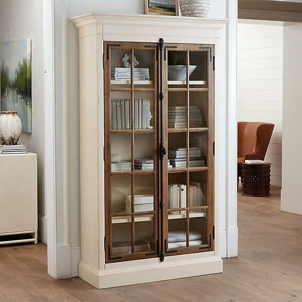 Salerno Glass Door Cabinet