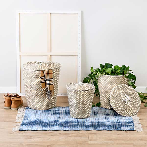 Seagrass Basket With Handles 3