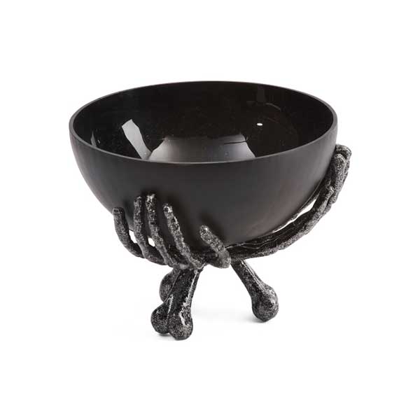 Skeleton Hands Round Bowl