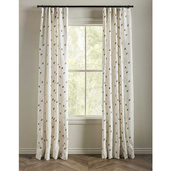 Sparrow Linen Curtain Panel