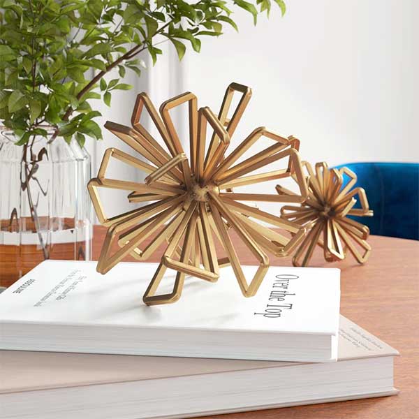 2 Piece Weisinger Starburst Sculpture Set