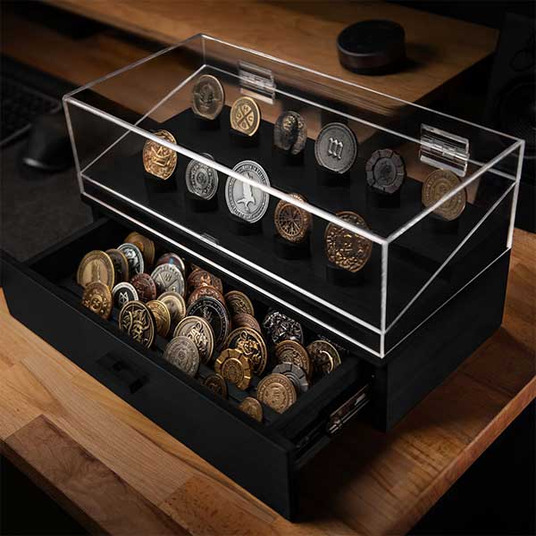 The Chest - Black - gift for coin collectors