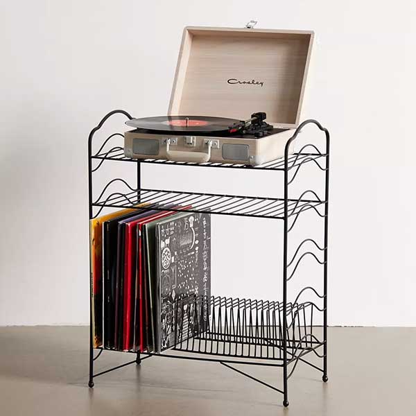 Vinyl Record Storage Shelf