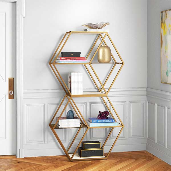 Zeta Geometric Bookcase